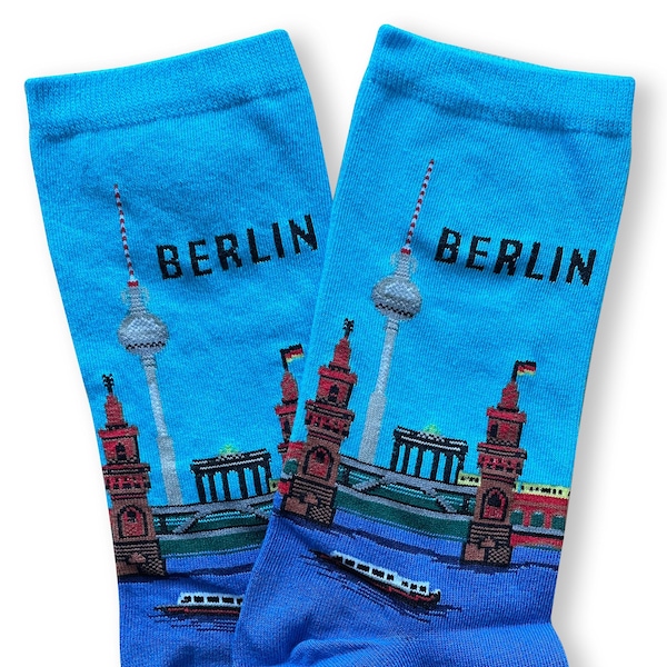 Berlin Socken, Berlin City Socken, Berliner Socken, London Geschenk Socken, Geschenk für London Liebhaber, Coole Socken, Unisex Socken, Geschenk für Berliner