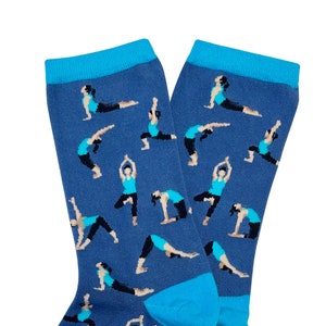 Yoga Socks, Yoga Poses Socks, Yogic Gift, Namaste Socks, Gifts for Yoga Lovers, Gift for Her, Cool Socks, Woman Socks, Christmas Gift