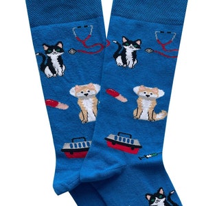 Vet Socks, Veterinary Socks, Veterinary Student Gift, Christmas Gift, Vet Nurse Gift, Veteran Socks, Veterinary Technician Gift