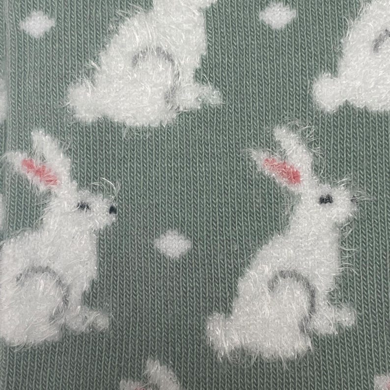Chaussettes en coton doux en forme de lapin, chaussures duveteuses pour lapin, cadeau de Pâques image 3