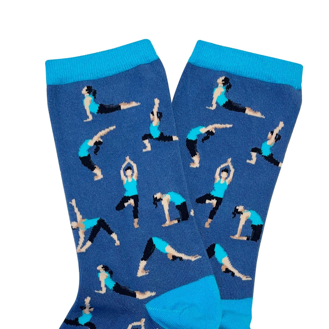 Yoga Socks, Yoga Poses Socks, Yogic Gift, Namaste Socks, Gifts for Yoga