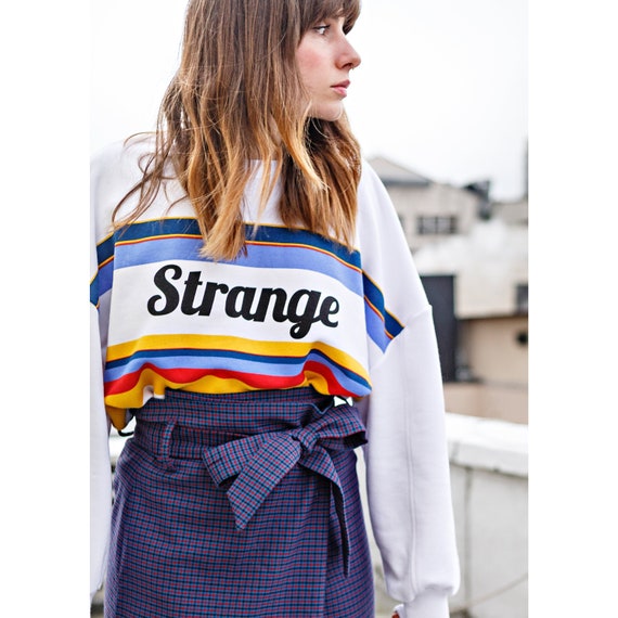 vintage slogan sweatshirt