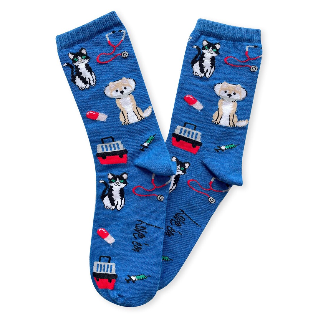 Vet Socks, Veterinary Socks, Veterinarian Socks, Veterinary Student