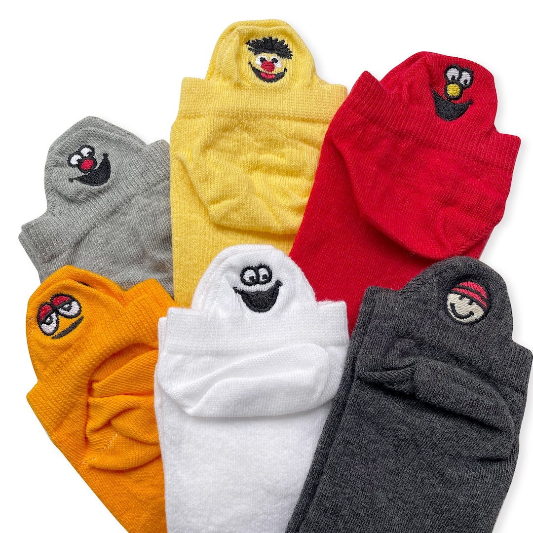 Funny Face Socks, Happy Face Socks, Sneaker Socks, Cool Socks, Face