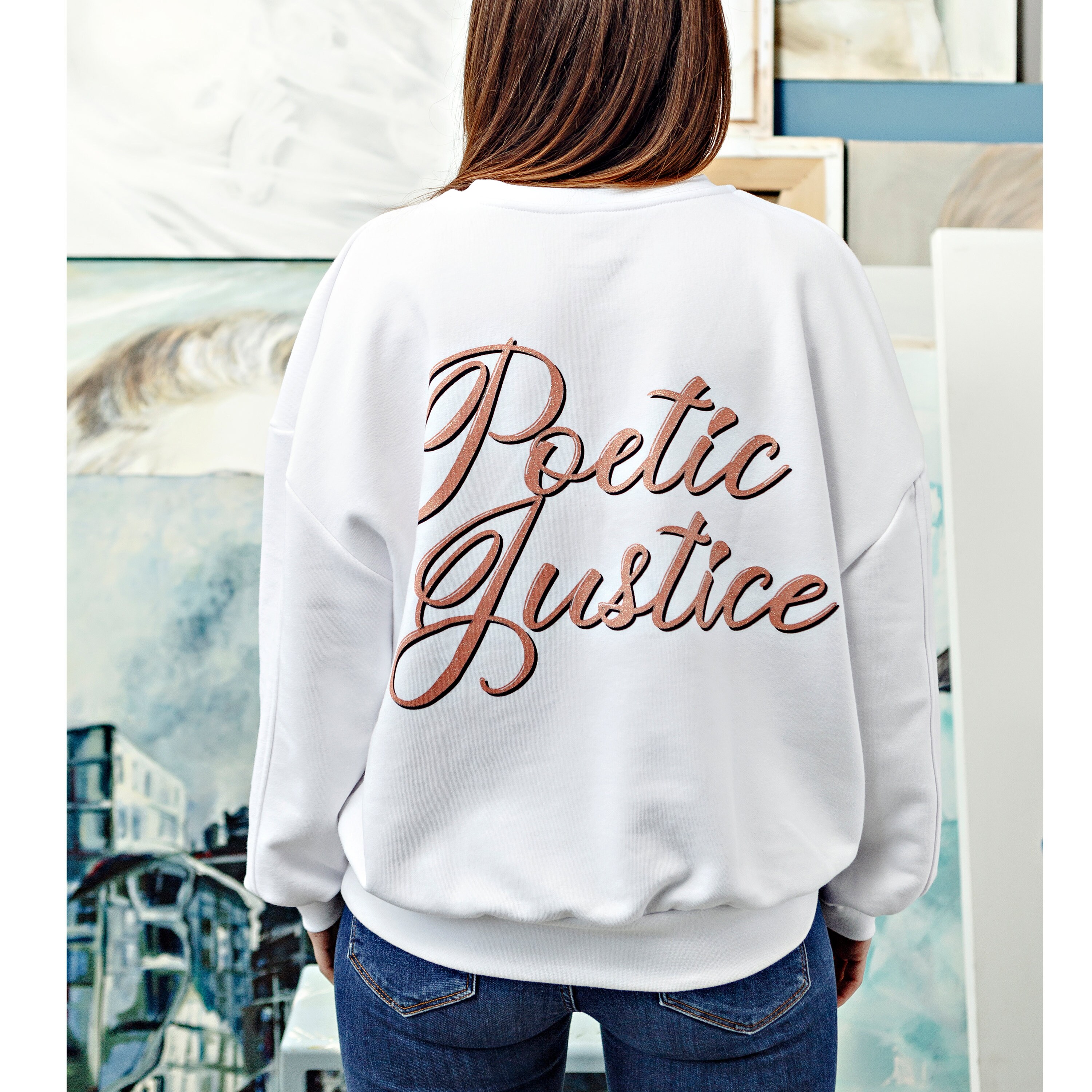 Justice trending sweatshirt Clearance