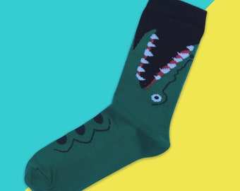 Individual Crocodile Tide Cotton Socks Creative Couple Socks Jingranyou Socks