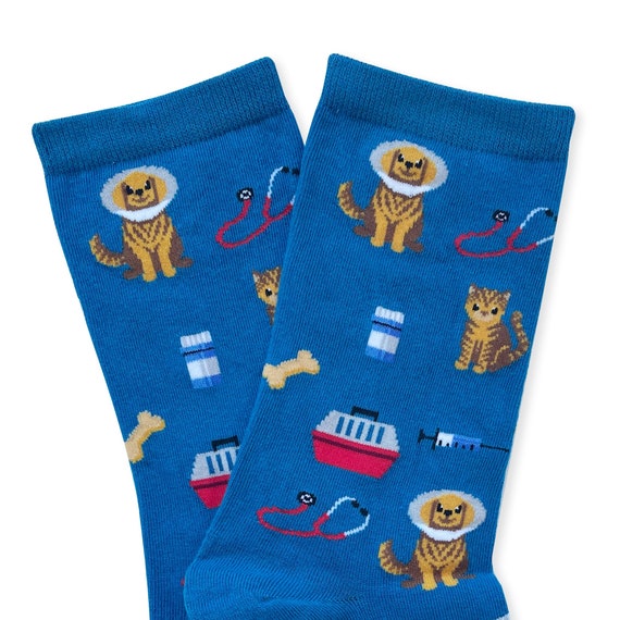 Vet Socks Veterinary Socks Veterinarian Socks Veterinary Etsy