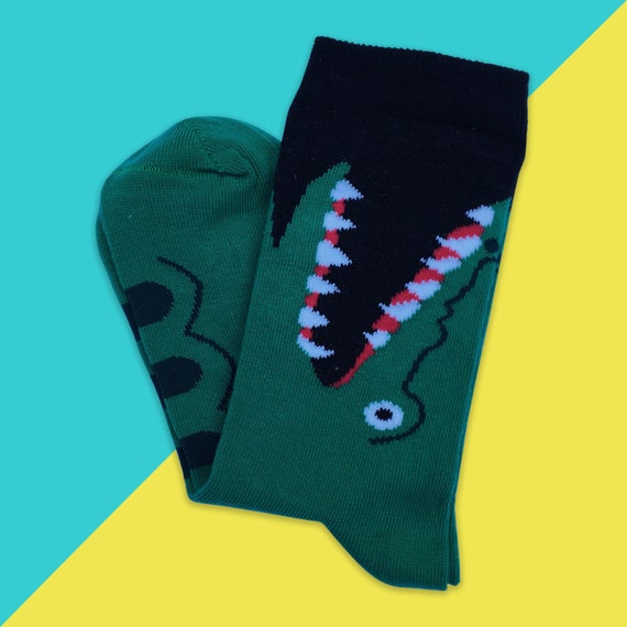 Crocodile Socks, Alligator Socks, Animal Socks, Alligator