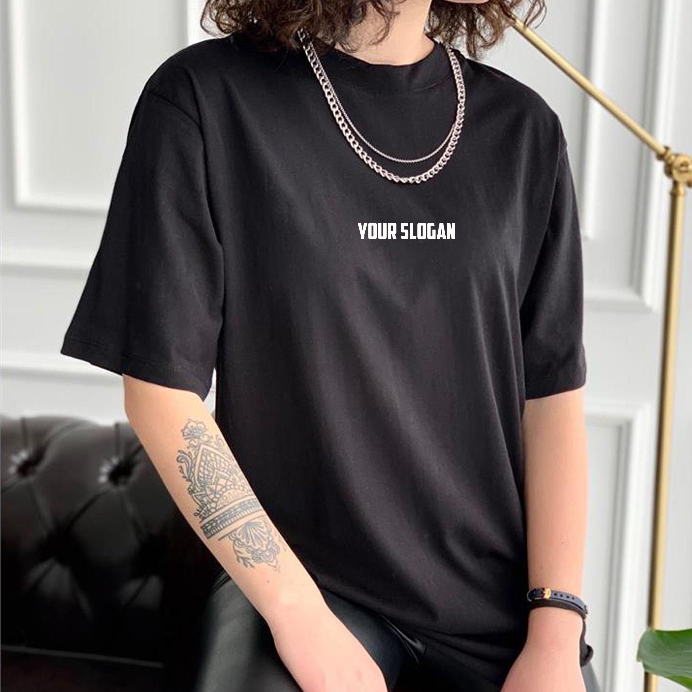 Custom Slogan T shirt Personalised Slogan T shirt Cool T shirt Designer T shirt Trendy T shirt Christmas Gift Gift for Her 80 s Etsy