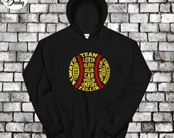 Softball Mom Gift /Mother's Day Gift Hoodie For Mom / Women's Sweatshirt / Team Mom / Women's Sports Hoodie