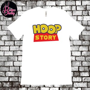 Girls Basketball T Shirt / Funny Basketball T-Shirt / Hoop Story / Women&#39;s Clothing / Basketball  Parody