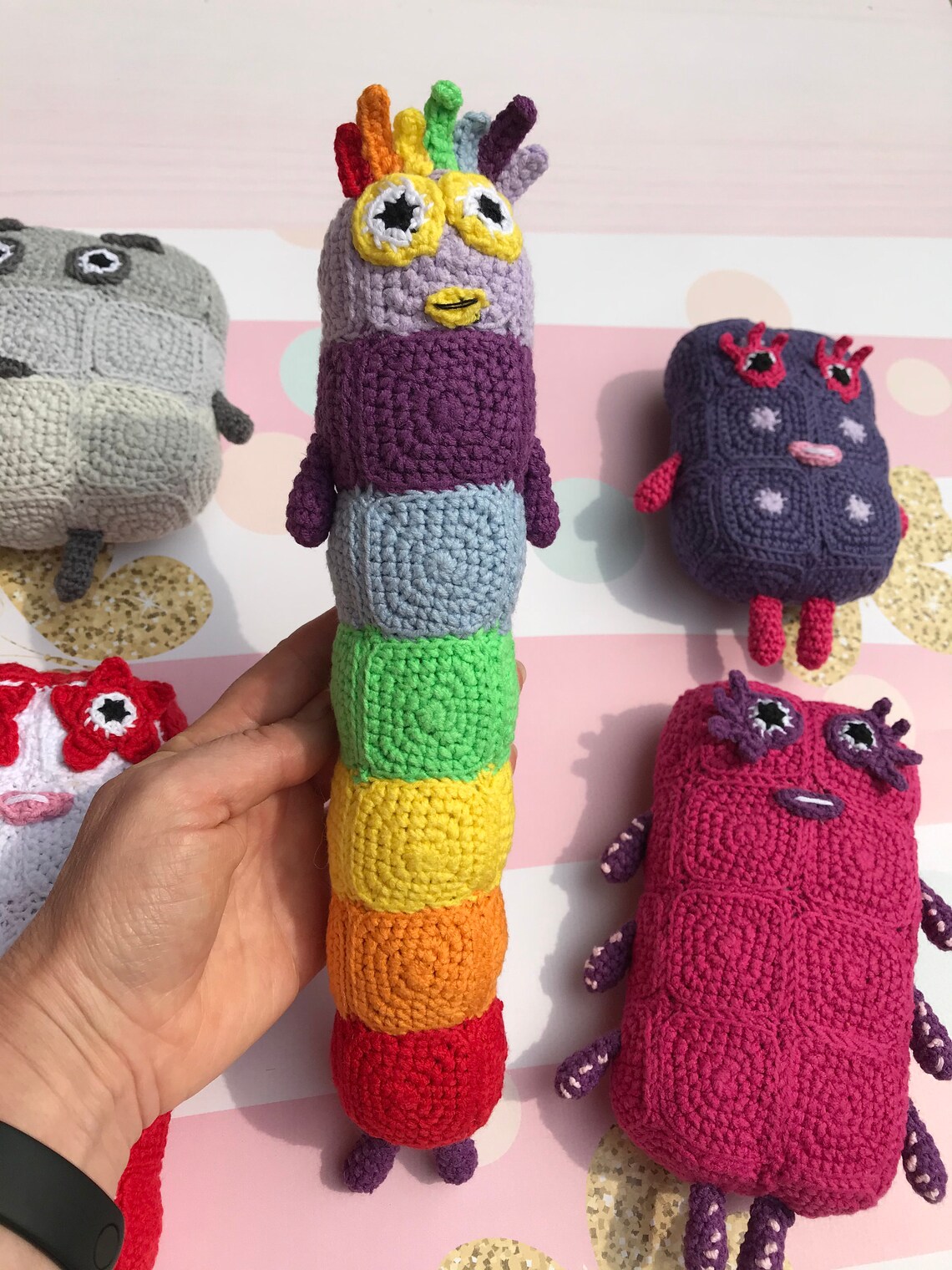 Numberblock 7 Inspired Toy Crochet Numberblocks Stuffed Learn | Etsy