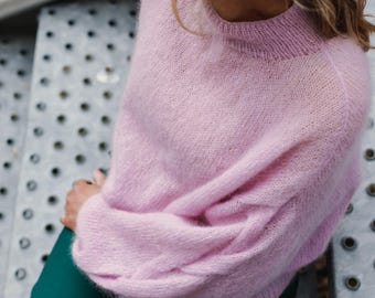 Plait Sleeve Sweater knitting pattern