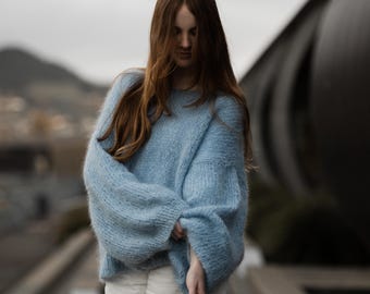 The Mohair Sweater PDF knitting pattern