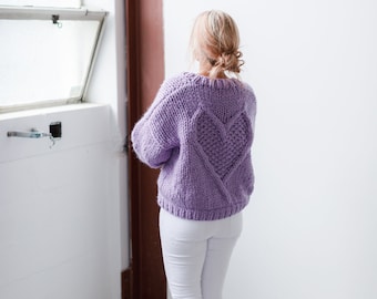Love Bomber Knitting Pattern