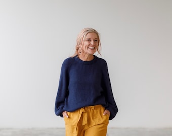 Deep Raglan knitting pattern