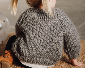 Mini Love Bomber PDF knitting pattern