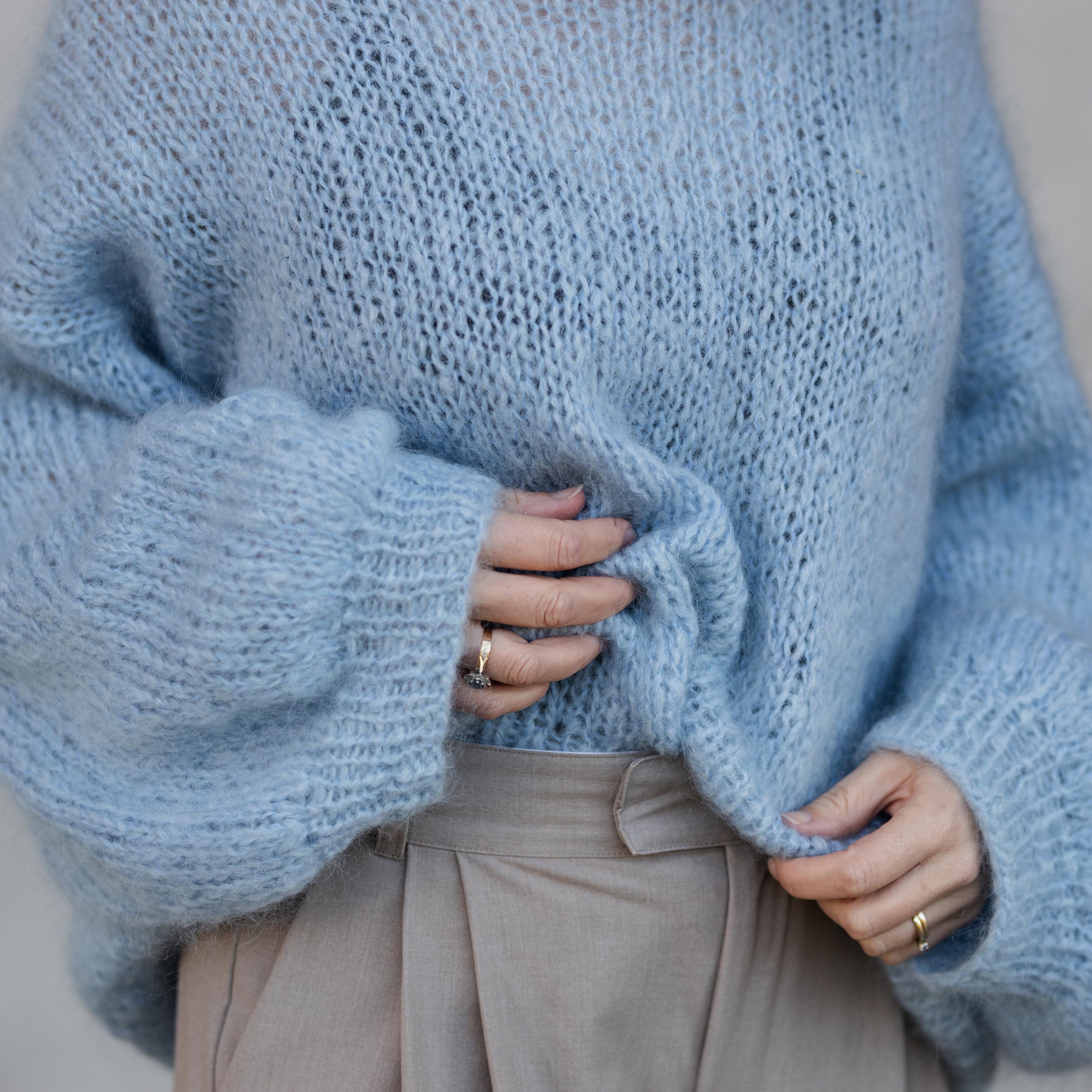 モヘアセーターのPDF編み図 - Etsy 日本