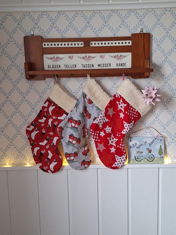 6 Samt-Haarschleifen Für Mädchen - Handgeknüpfte Schleifen Mit Krokodilklammer In Weihnachtsfarben