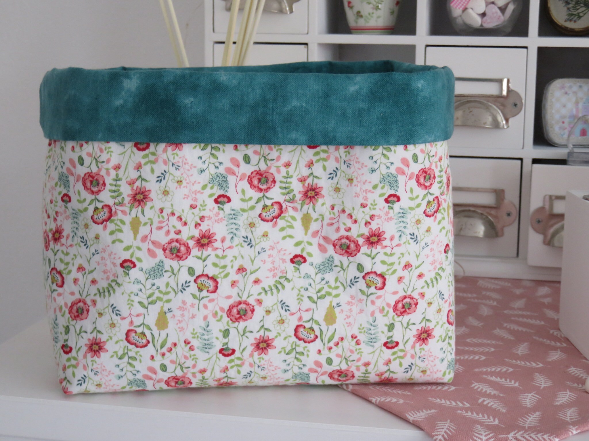 Utensilo Körbchen Korb Aufbewahrung genäht Brötchenkorb Deko | Etsy