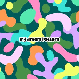 Camo Seamless Pattern Abstract Repeat Pattern Camo Digital Pattern