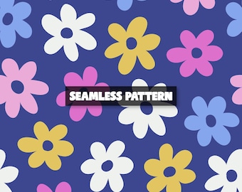 Daisy Seamless Pattern – Daisy Digital Paper.