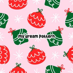 Christmas Seamless Pattern Christmas Seamless Repeat Pattern.