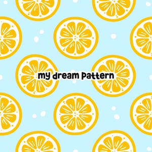 Oranges Seamless Pattern Citrus Seamless Repeat Pattern