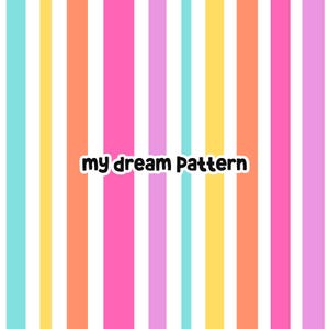 Summer Stripes Seamless Pattern Summer Stripes Digital Pattern Striped Seamless Design Summer Seamless Design