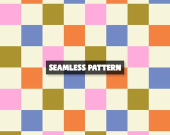 Retro geruit naadloos patroon - retro dambordachtergrond.