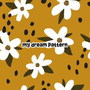 Vintage Floral Seamless Pattern Spring Floral Digital Pattern.