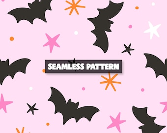 Halloween Fledermaus Muster, gruselige Digitale Datei.