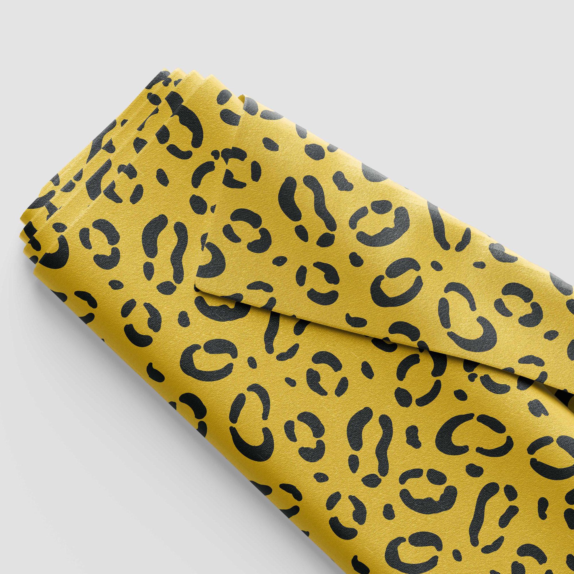 Yellow Leopard Print Seamless Pattern (digital Download) - Etsy
