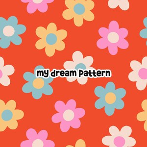 Floral Seamless Pattern, Flowers Background, Spring Summer Floral Seamless File, Floral Digital Pattern, Floral Seamless Design.