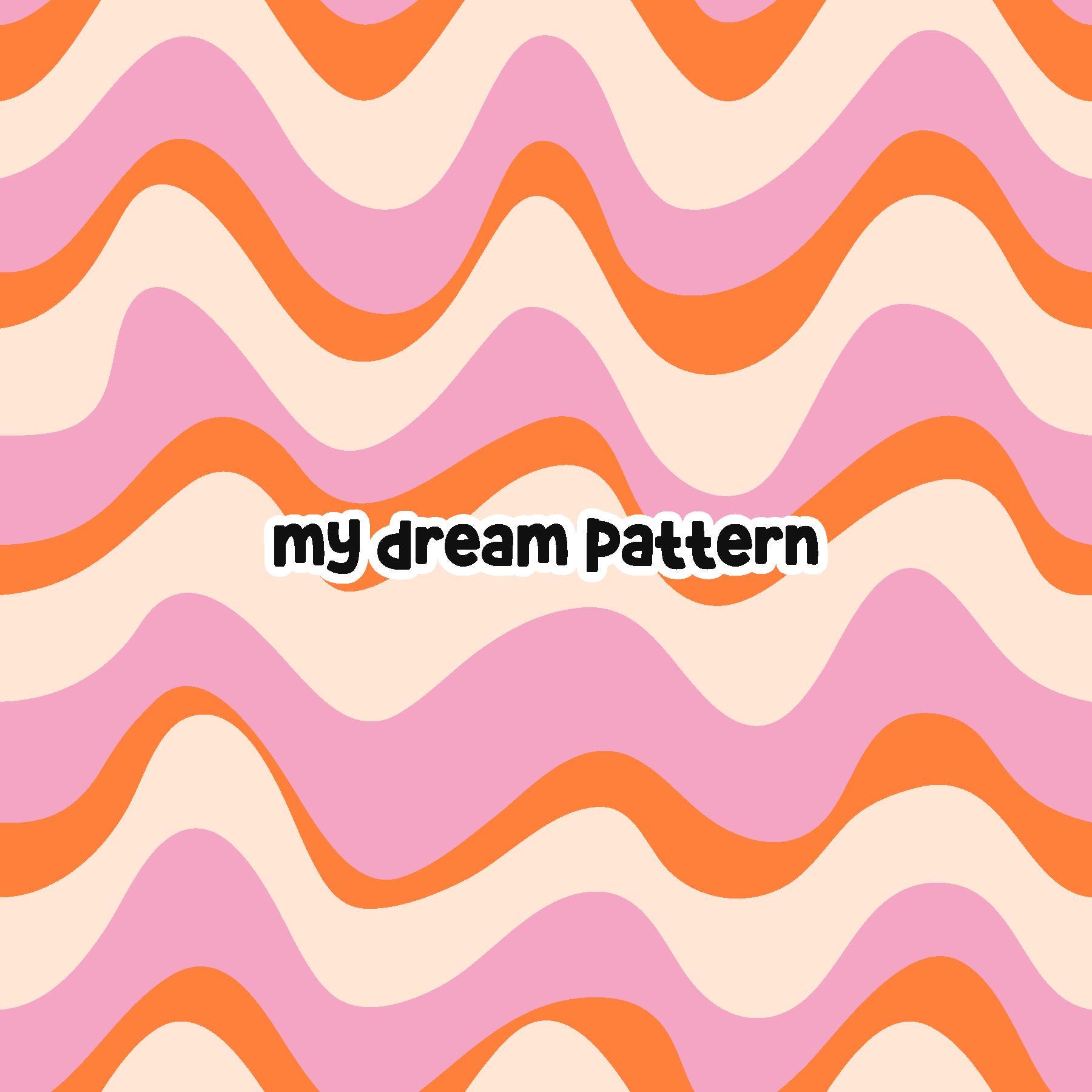 Retro Waves Seamless Pattern Waves Digital Pattern Wavy Seamless File ...