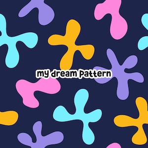 Bright Abstract Seamless Pattern Abstract Seamless File Abstract Digital Repeat Pattern