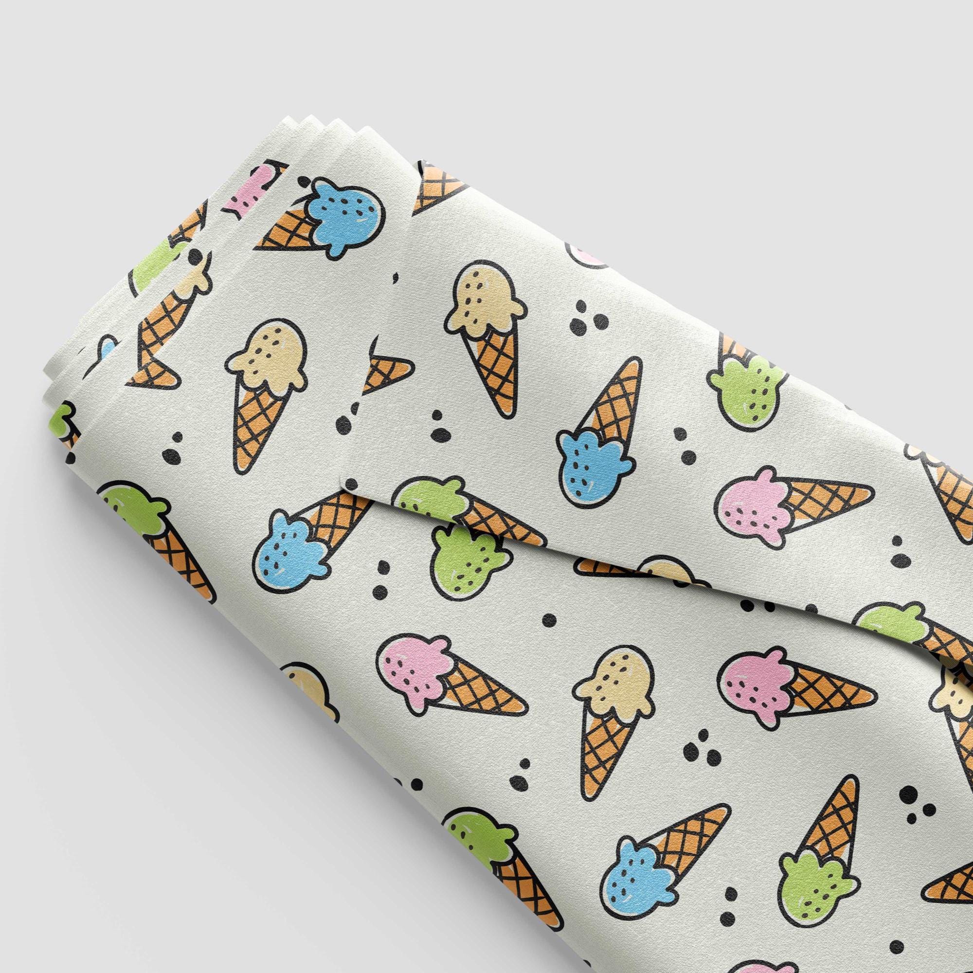 Ice Cream Seamless Pattern – Summer Icecream Seamless File. - Etsy