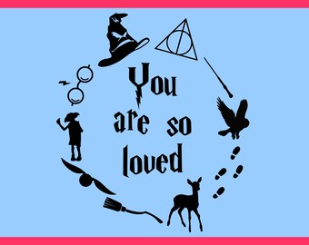 Download Harry potter font svg | Etsy