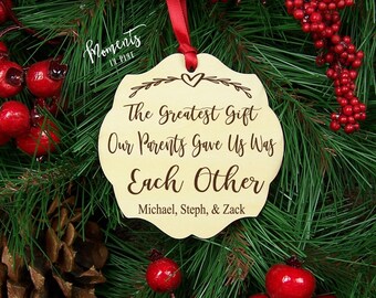 Personalized Brother Ornament Best Brother Gift For Brother From Sister Brother Christmas Gift For Brother Big Brother Present Funny Brother
