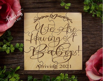 Baby Announcement Easter Pregnancy Announcement Puzzle Having a baby Announcement Ideas P2305 Pregnancy Reveal