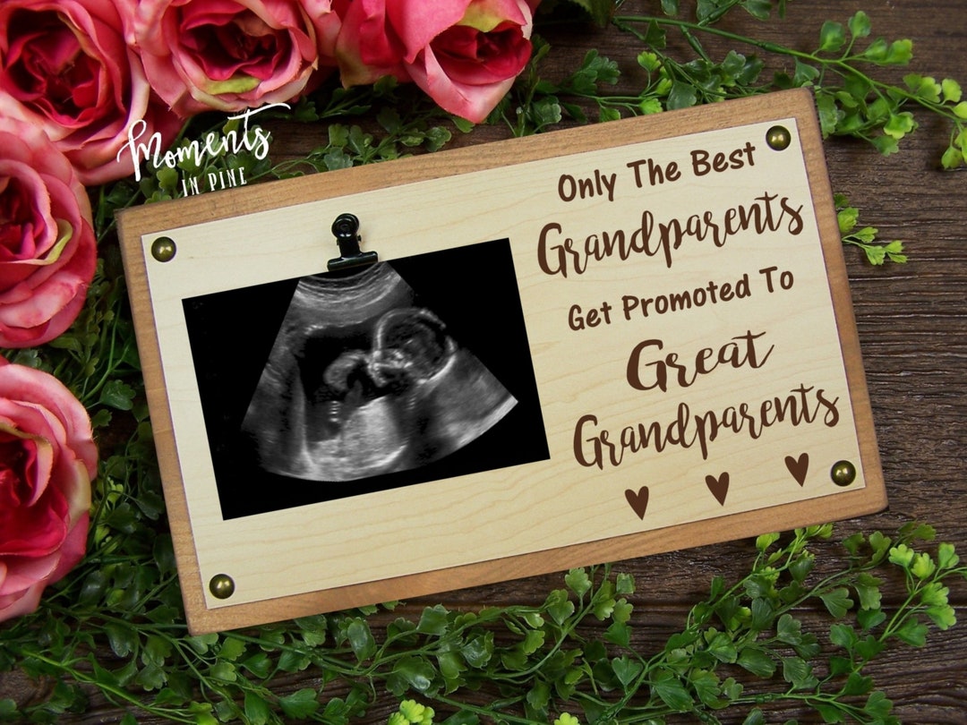 Great Grandparents Gift, Pregnancy Announcement to Great Grandparents