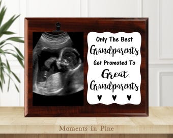 Great Grandparents Pregnancy Announcement Frame, Great Grandparents Again, New Great Grandparents Picture Frame Sign Great Grandparents Gift