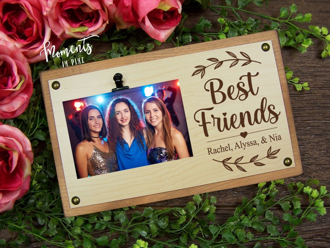 Best Friend Gift Personalized Best Friends Picture Frame, Best Friend