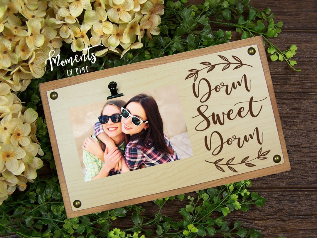 Dorm Sweet Dorm Sign, Dorm Picture Frame, Picture Display, Dorm Room