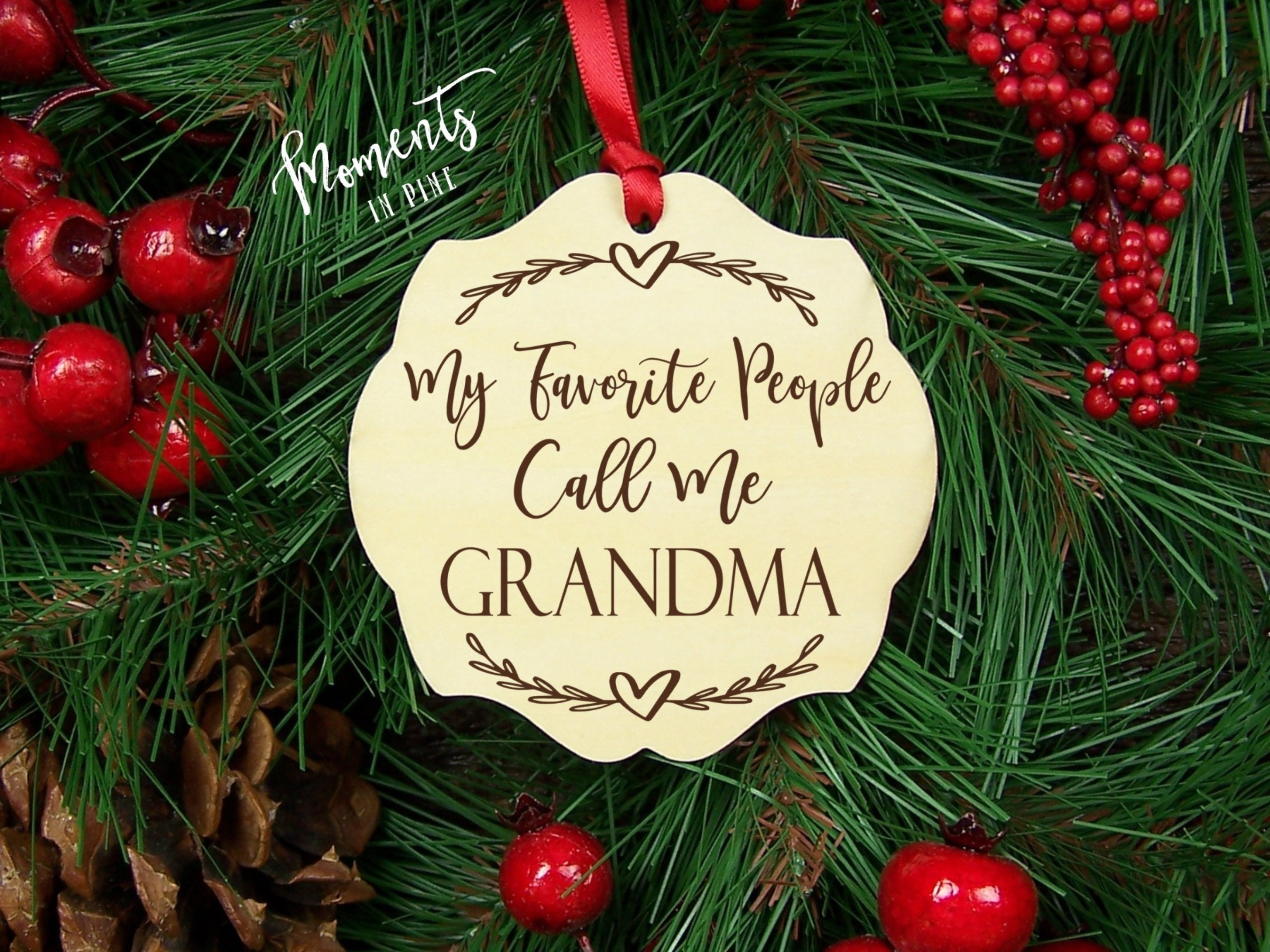 We Take After Our Grandma Personalized Funny Grandkids Ornament, Christmas  Gift For Grandma - teejeep