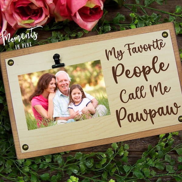 Pawpaw Picture Frame Etsy