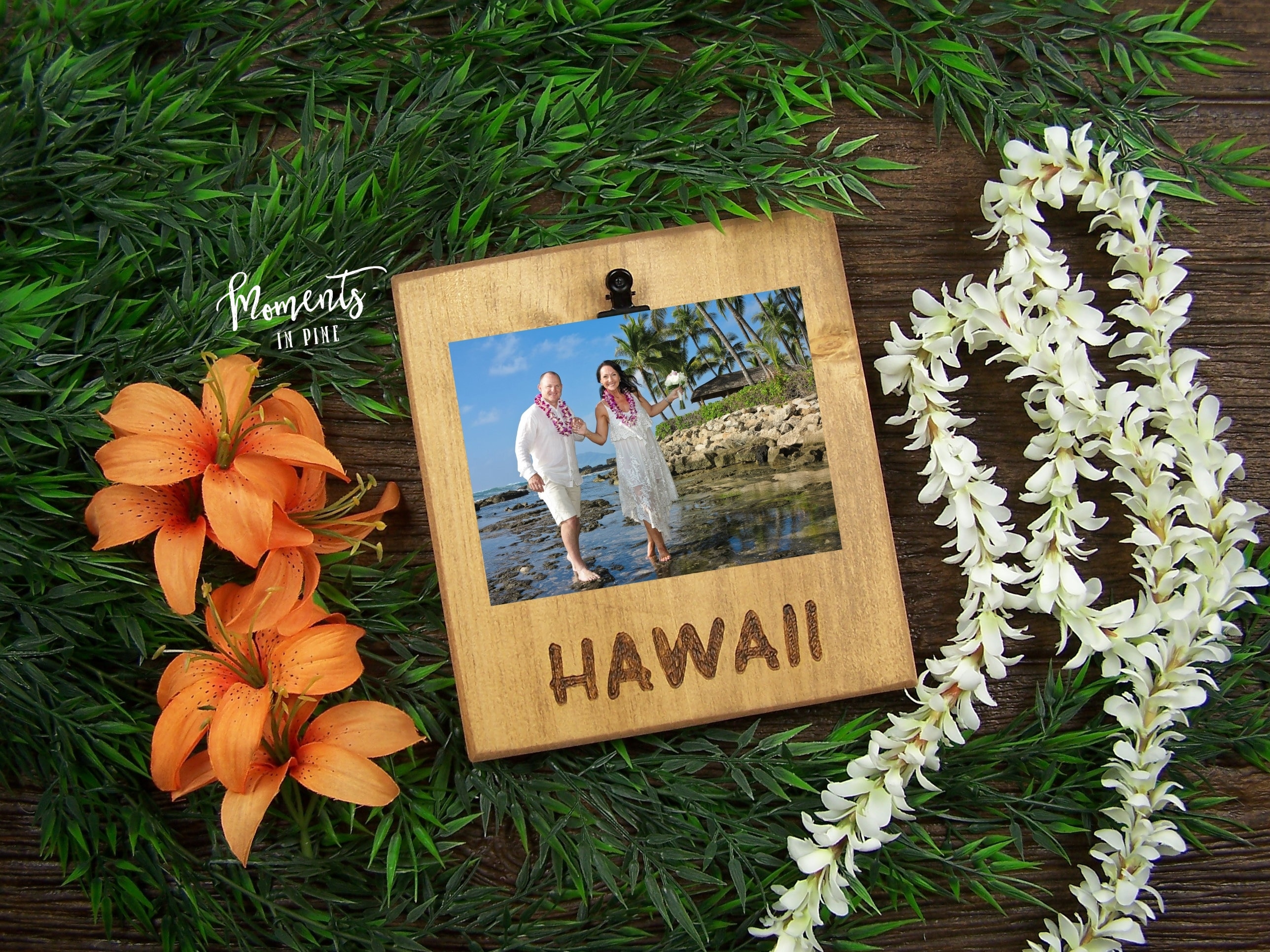 Hawaii State Picture Frame Hawaiian Decor Hawaiian Vacation Etsy