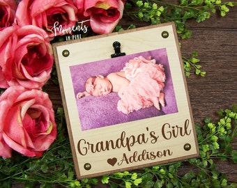 Grandpa Gift From Granddaughter, Personalized Grandpa Picture