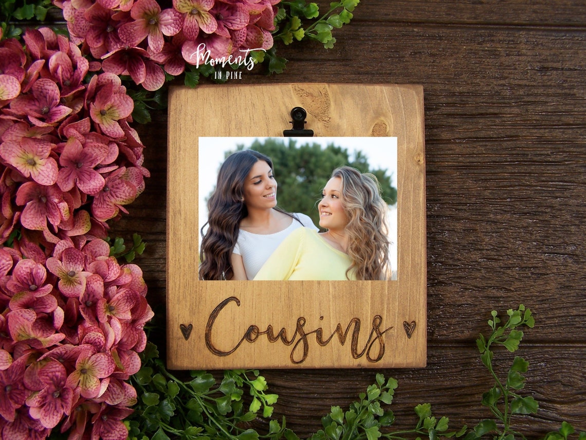 Cousins Picture Frame Cousin Gifts Cousins Frame Cousins Etsy