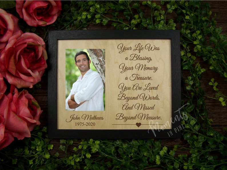 Loss of Brother Memorial Gift Personalized Keepsake Engraved Etsy